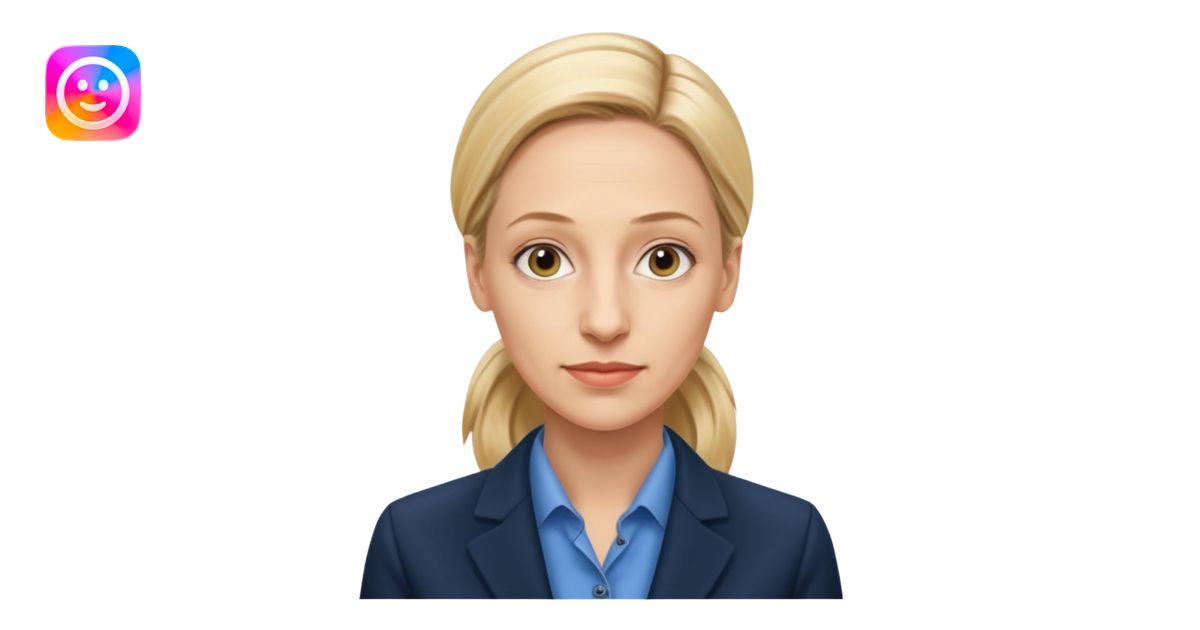 German politician Alice Weidel in a super realistic style emoji | AI ...