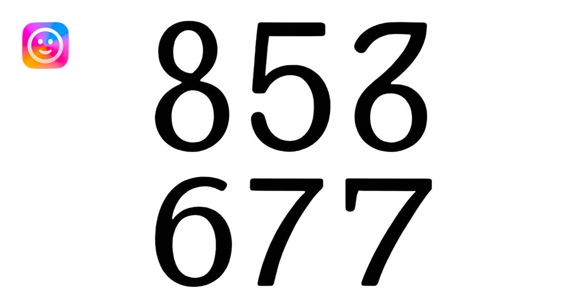 six seven number emoji | AI Emoji Generator
