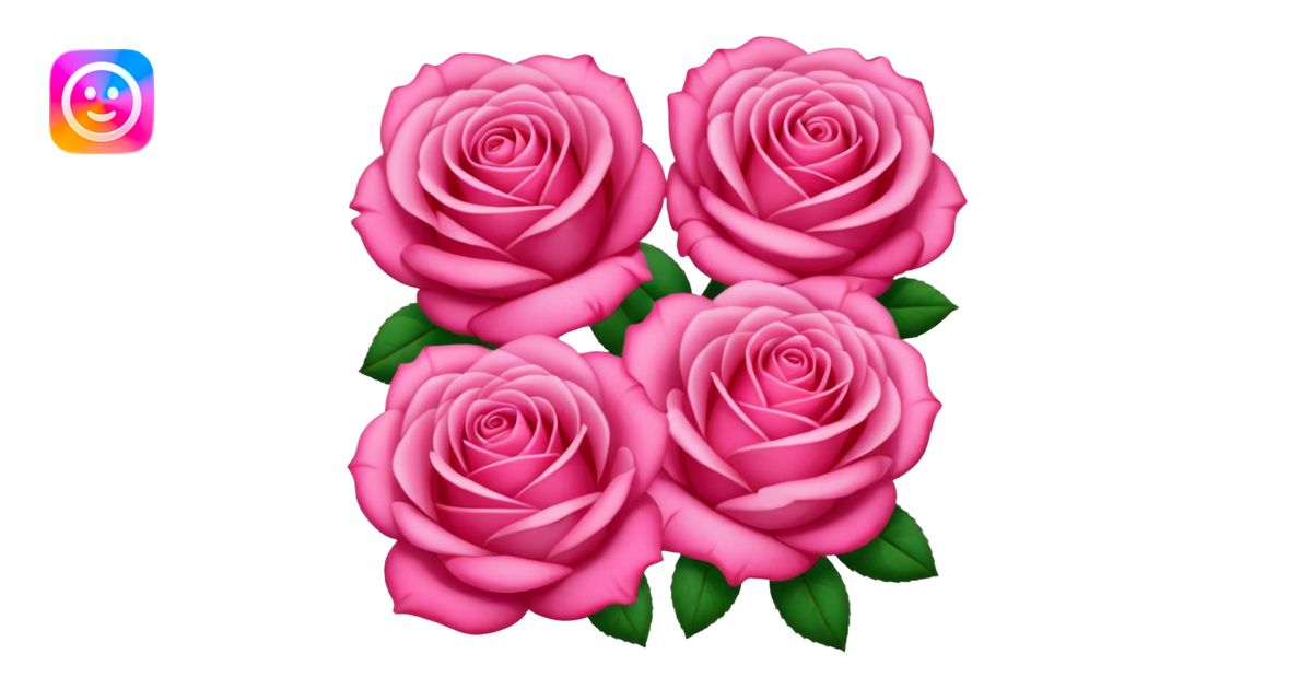 Rosas emoji | AI Emoji Generator