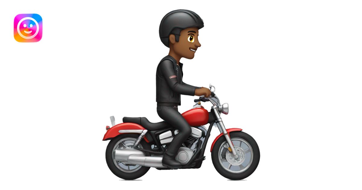 Biker guy emoji | AI Emoji Generator