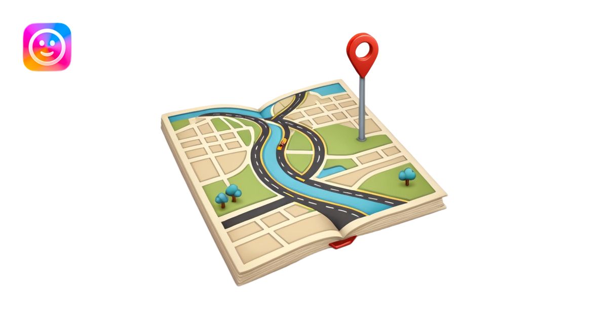 road map emoji | AI Emoji Generator