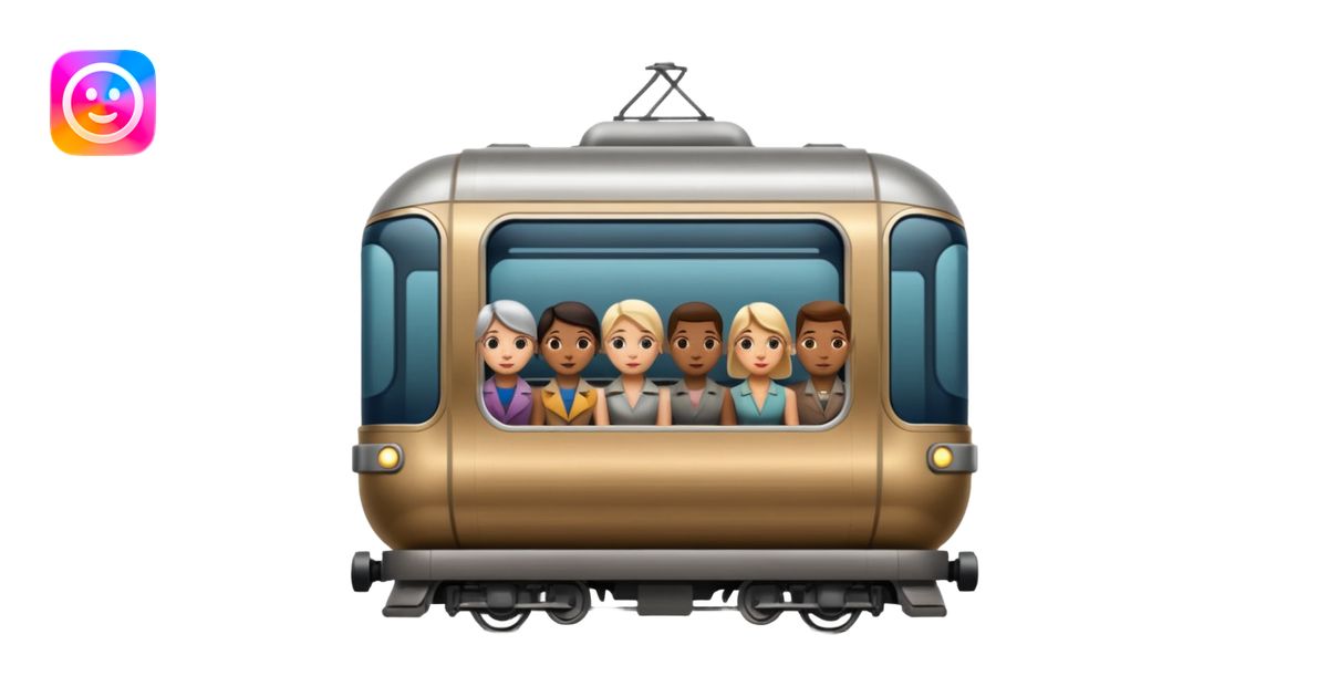 underground train emoji | AI Emoji Generator