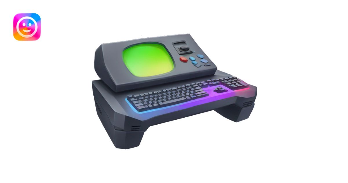gaming RGB computer console emoji | AI Emoji Generator