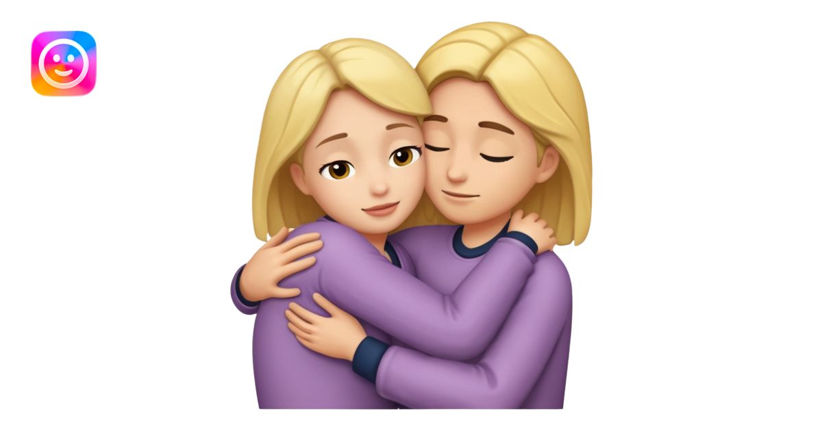 Hug emoji | AI Emoji Generator