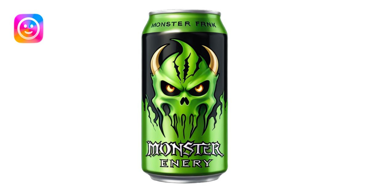 Normal can of monster energy drink nothing else no extra details needed ...