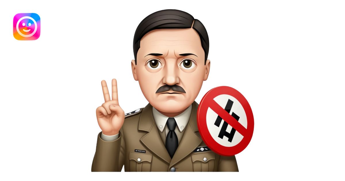 Adolf hitler sign emoji | AI Emoji Generator