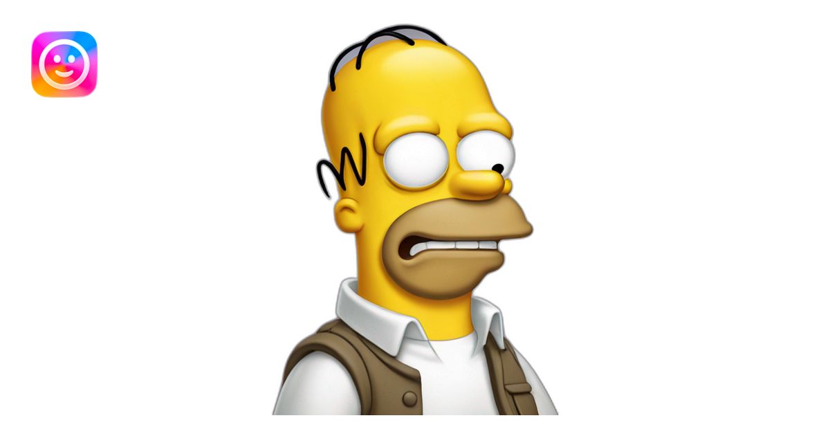 homer-simpson-from-simpsons-exasperated-doh emoji | AI Emoji Generator