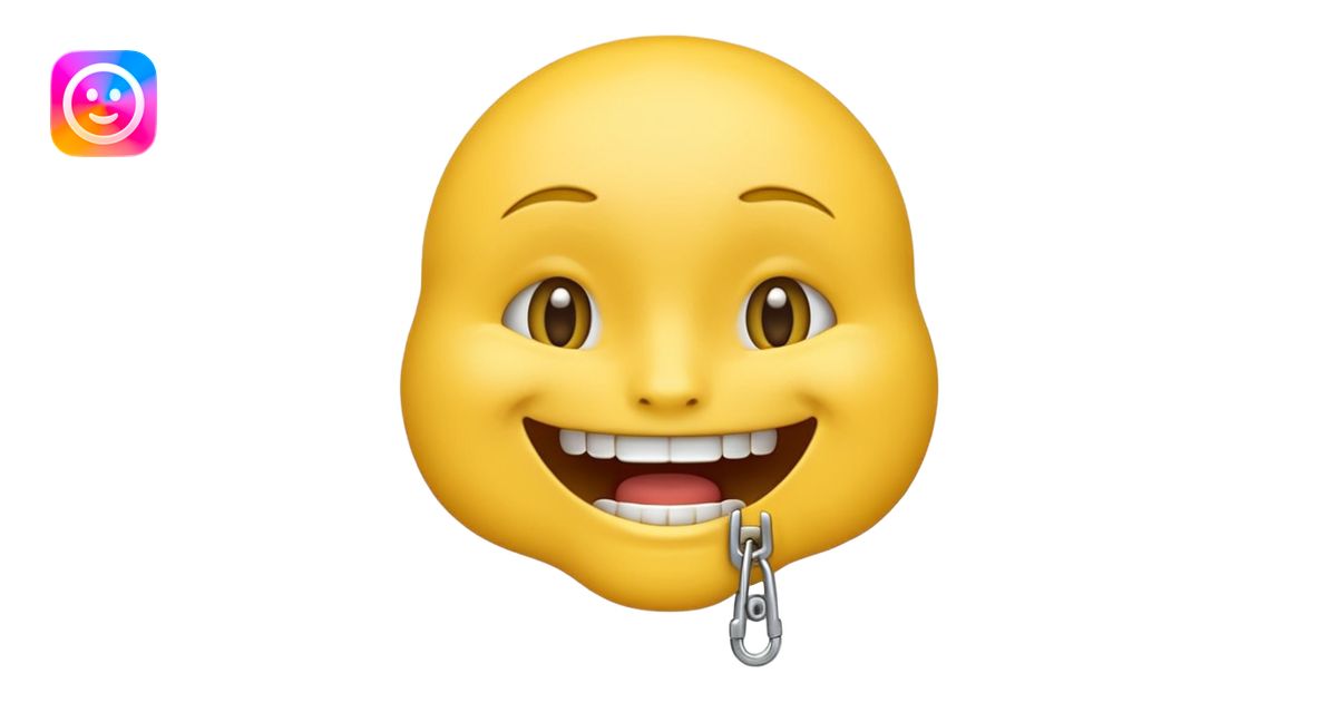Zipper-Mouth Face emoji emoji | AI Emoji Generator