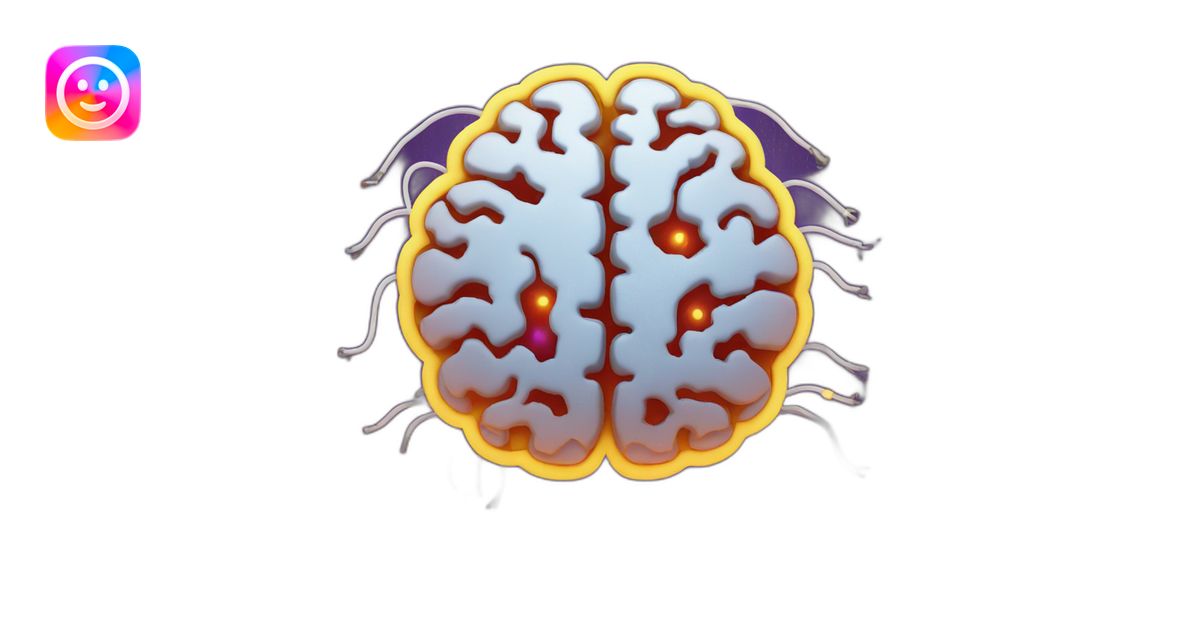 brain with circuits emoji | AI Emoji Generator