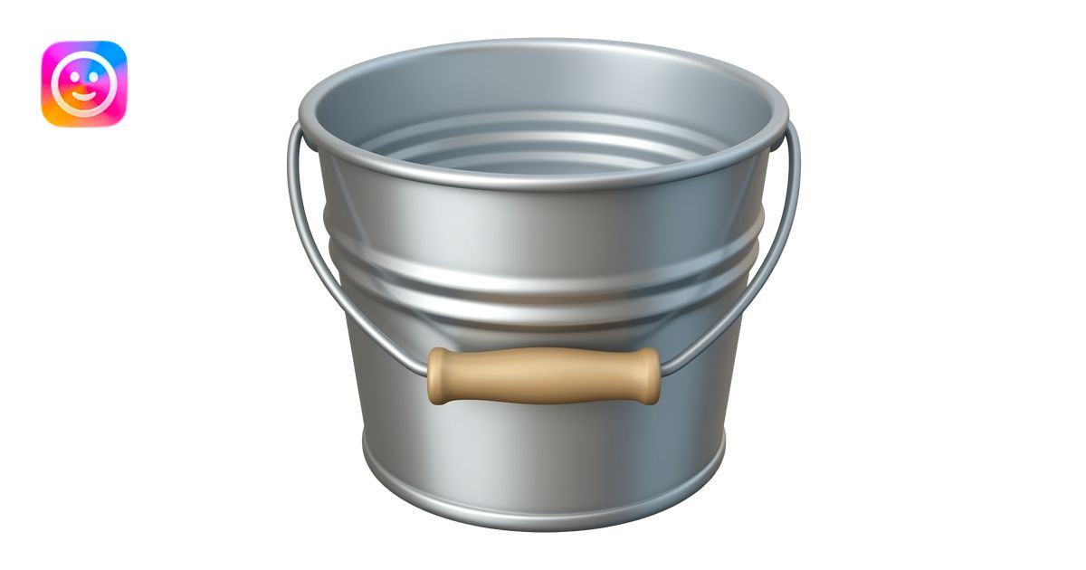 STEEL BUCKET emoji | AI Emoji Generator