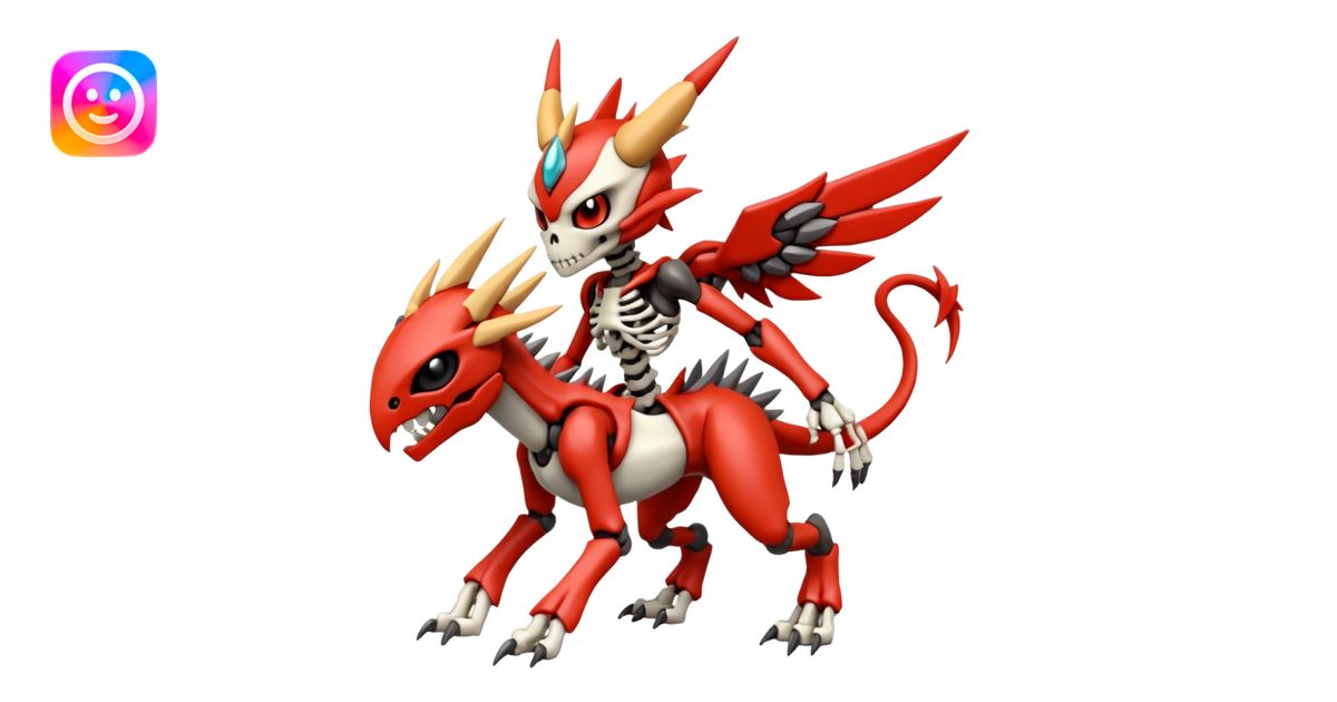 Digitigrade Cool Badass Skeletal Meloetta-Wargreymon-Guilmon-Pokémon ...