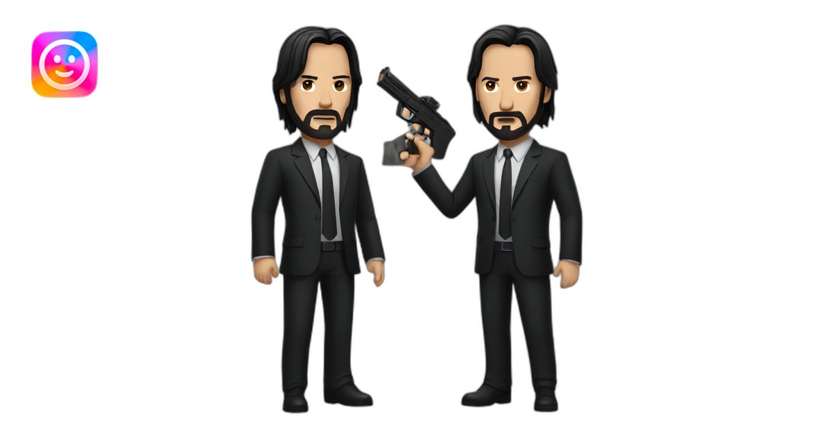 john wick twins emoji | AI Emoji Generator