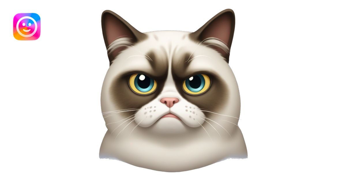 Grumpy cat emoji | AI Emoji Generator