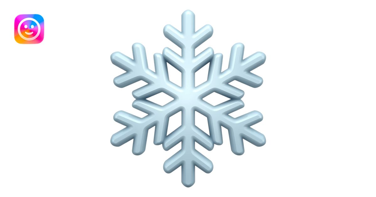 Snow emoji | AI Emoji Generator
