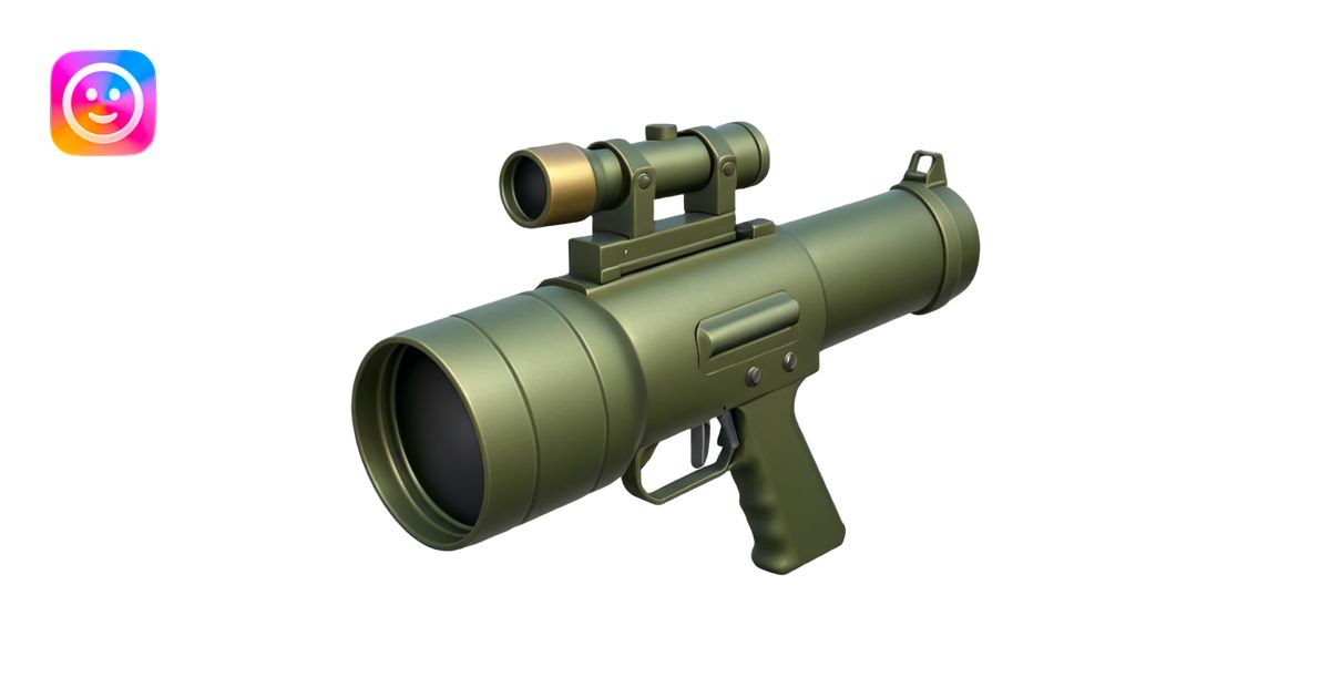 anti-tank, warfare, grenade launcher emoji | AI Emoji Generator