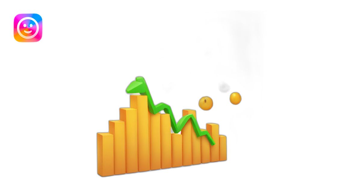 growing 3d graph emoji | AI Emoji Generator
