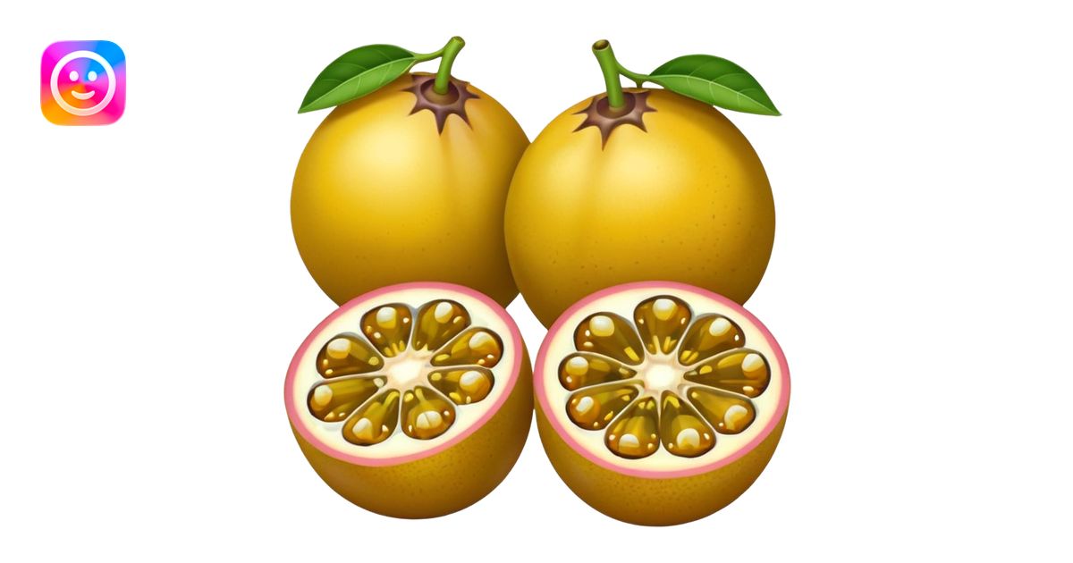Emoji de maracujá emoji | AI Emoji Generator