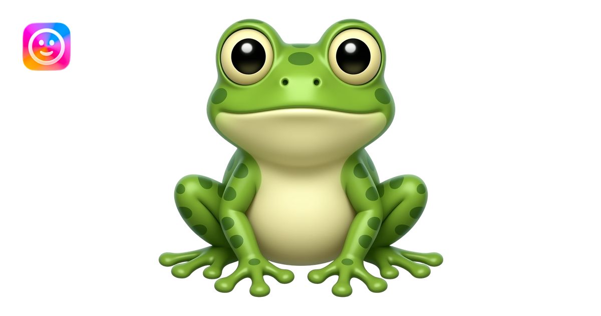 Jumping Frog emoji | AI Emoji Generator