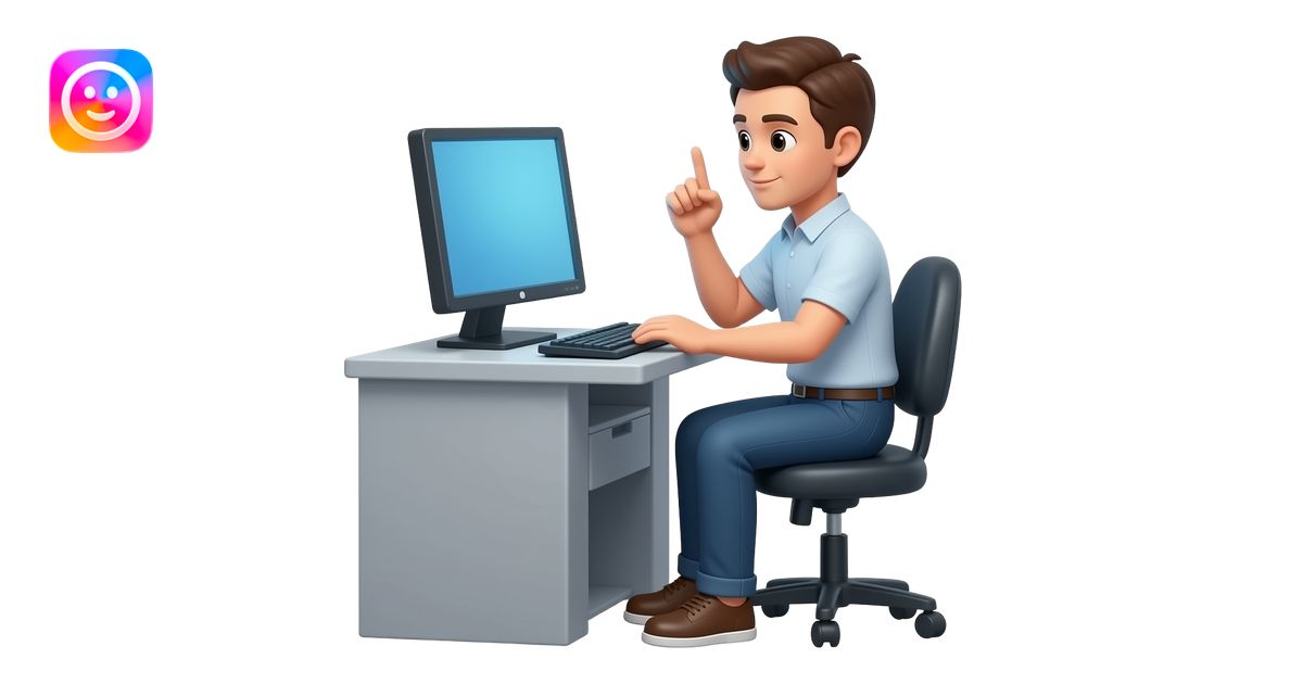 desktop research emoji emoji | AI Emoji Generator