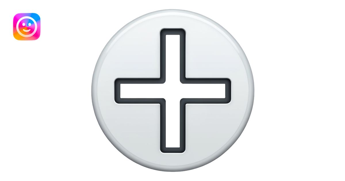 plus sign emoji emoji | AI Emoji Generator