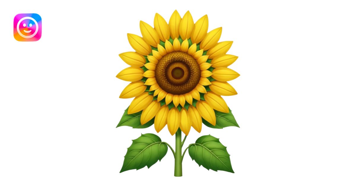 sunflower emoji | AI Emoji Generator