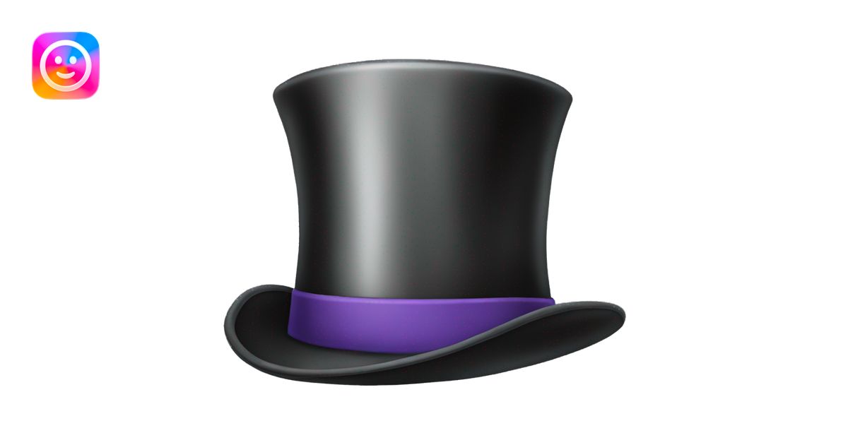 Top hat emoji | AI Emoji Generator