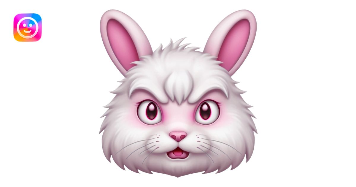 angry bunny emoji | AI Emoji Generator