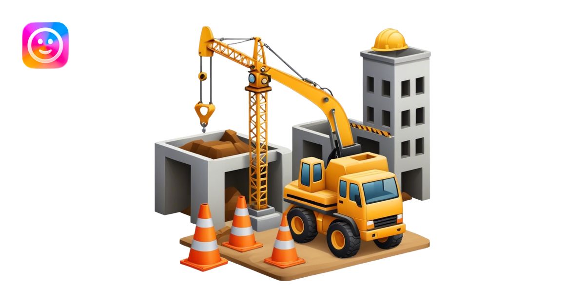 Construction emoji | AI Emoji Generator