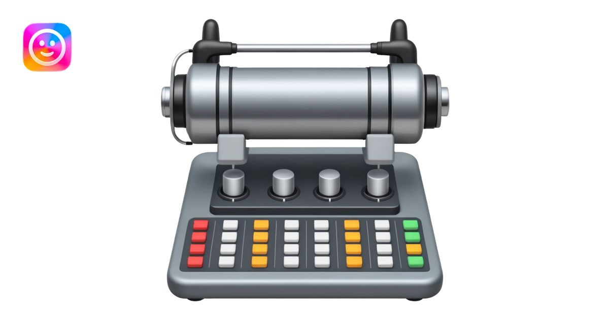 mixer with faders emoji | AI Emoji Generator