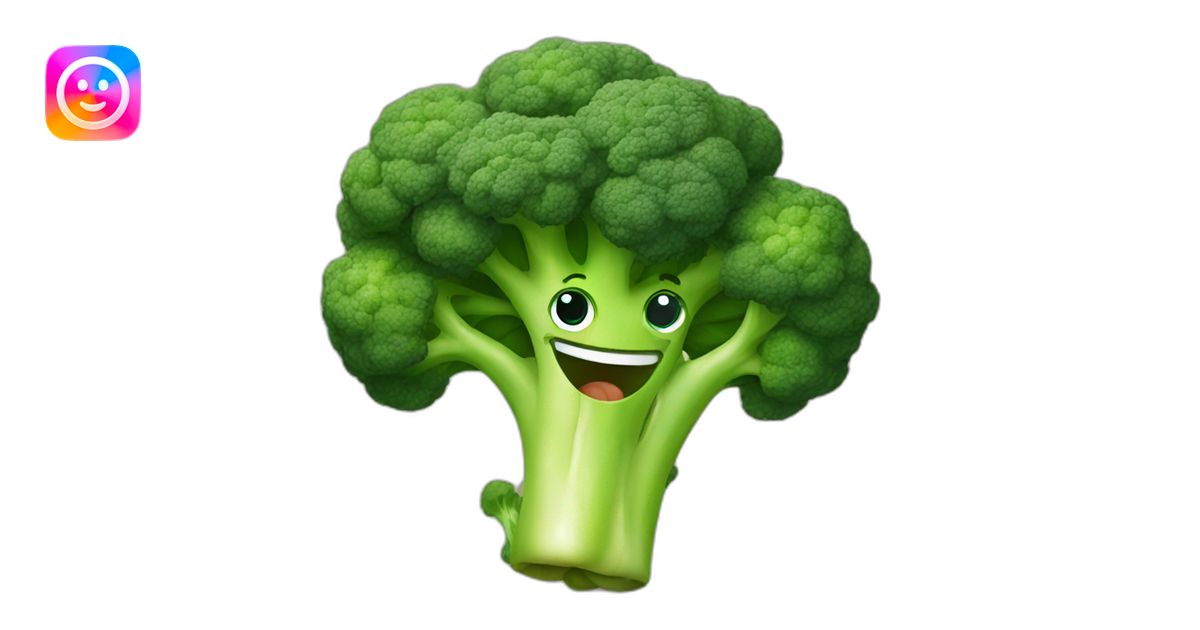 happy broccoli emoji | AI Emoji Generator