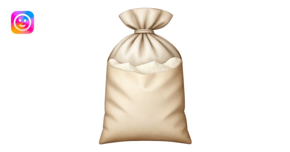 flour in a parchment bag emoji | AI Emoji Generator