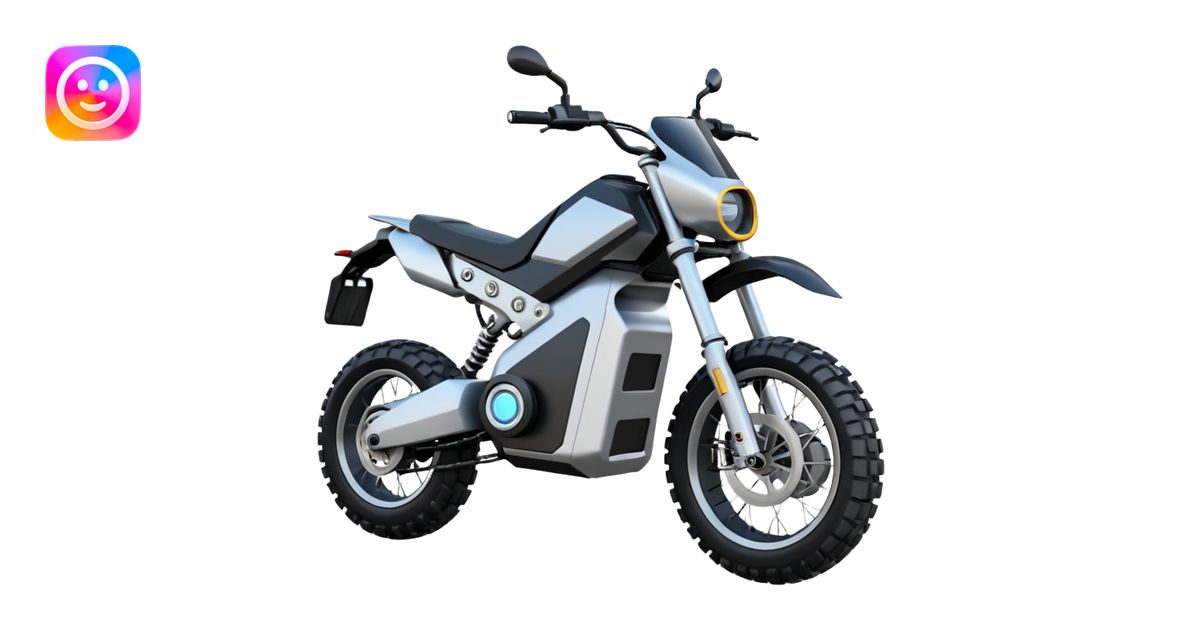 A electric motorcycle like a surron emoji | AI Emoji Generator