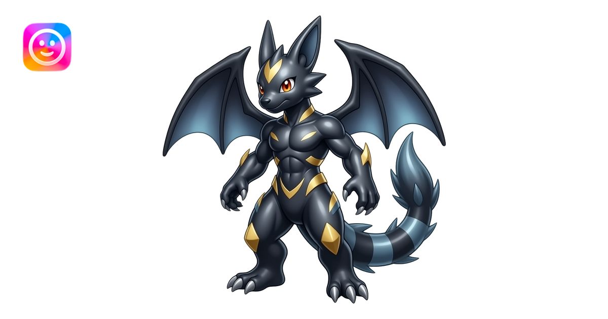 Shiny Dark Dusky Cool Hot Zangoose-Guilmon-Zoroark-Renamon-Fakémon ...