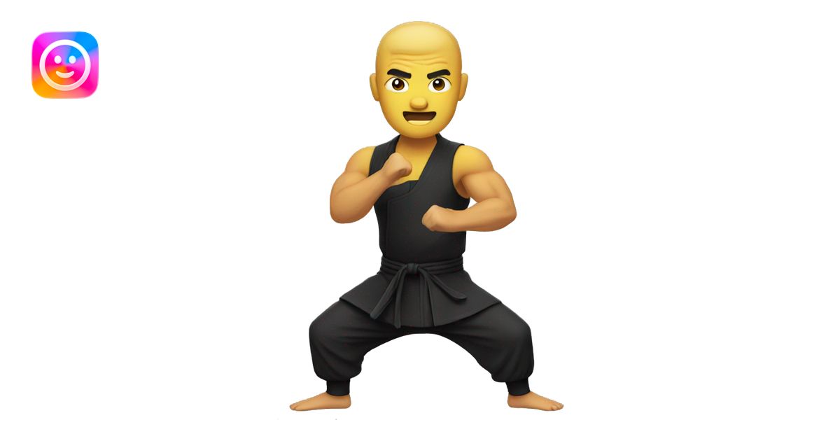 Kung fu emoji | AI Emoji Generator