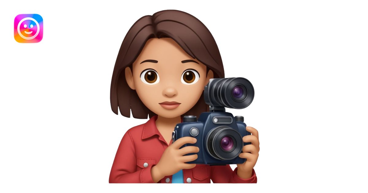 Lilo from Lilo & Stitch holding a camera, side view emoji | AI Emoji ...