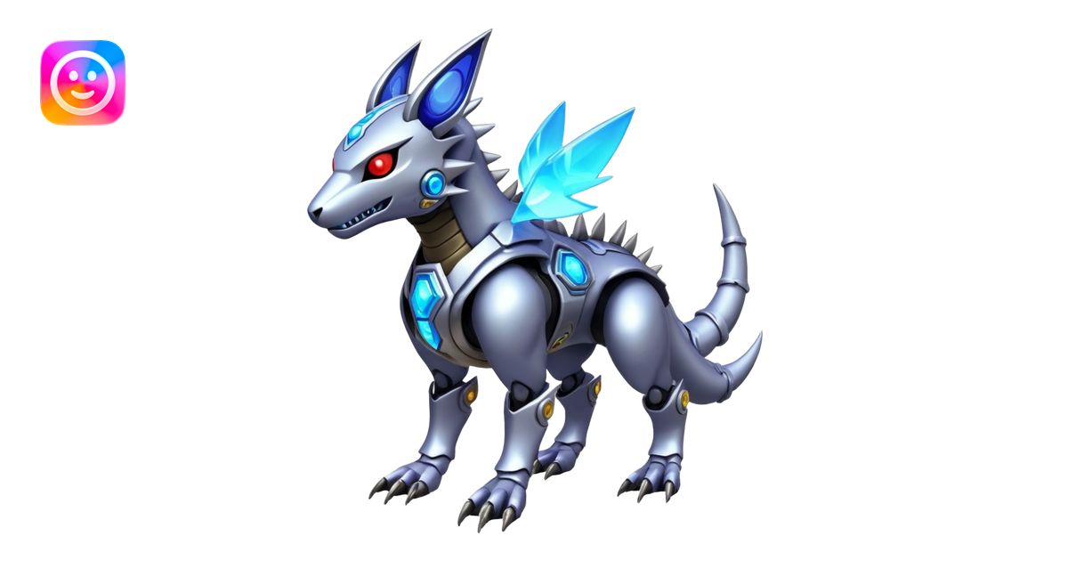 Fakémon-Digimon-Protogen-Fionbri-Trico-Vernid-creature (full body ...