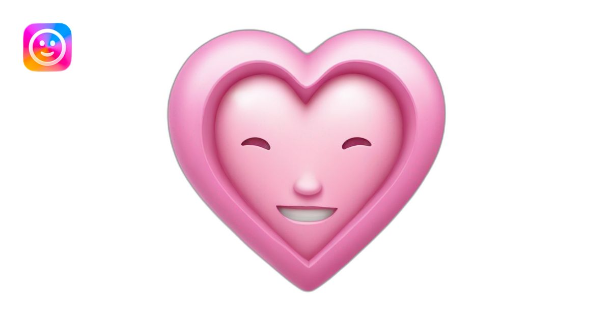 cœur écrit avec l'intérieur je t'aime emoji | AI Emoji Generator