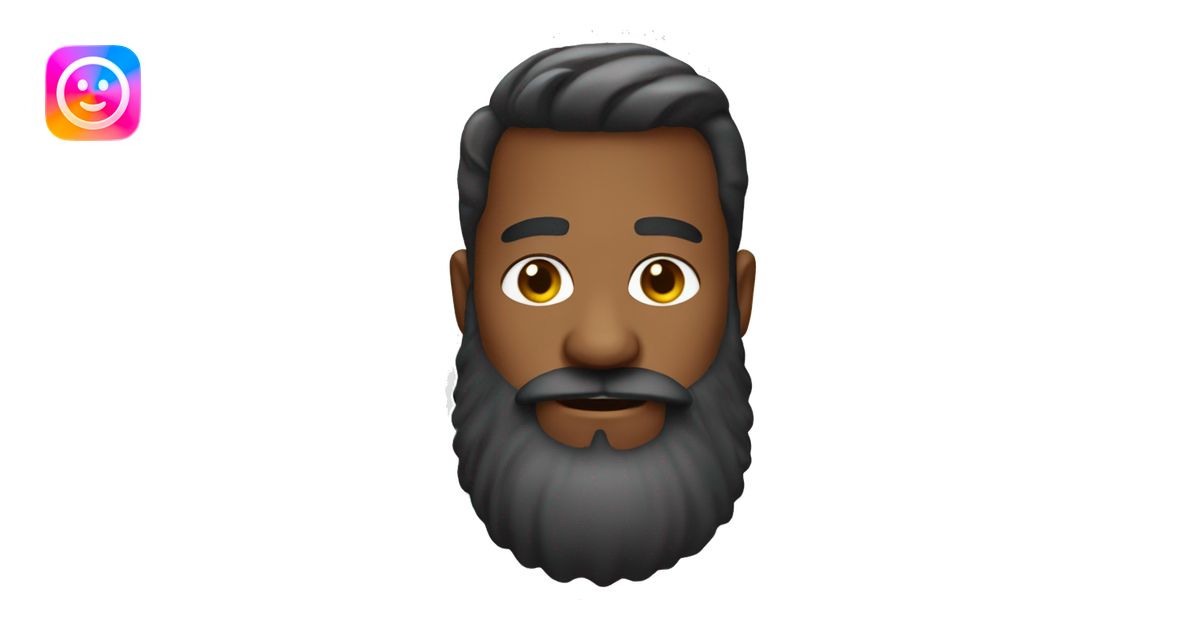 🥸+ beard emoji | AI Emoji Generator