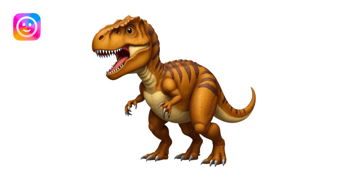 Tyrannosaurus rex emoji AI Emoji Generator