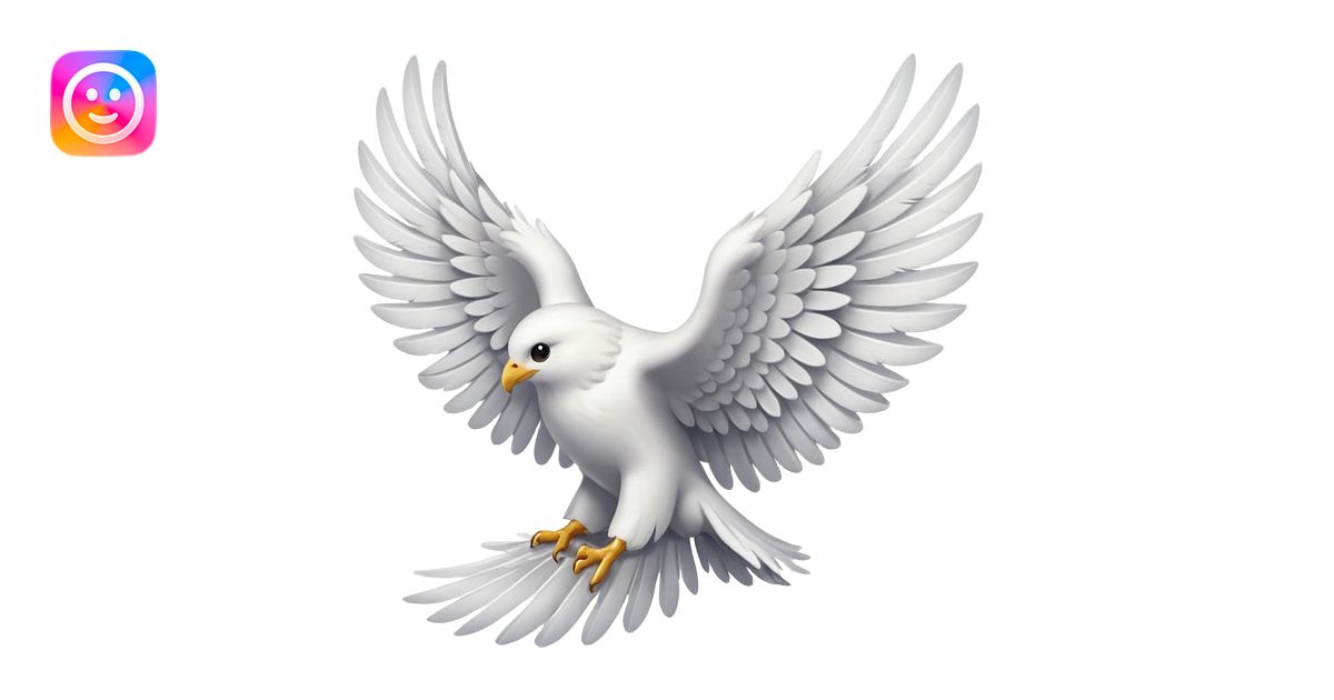 Only single Wings of right side emoji | AI Emoji Generator