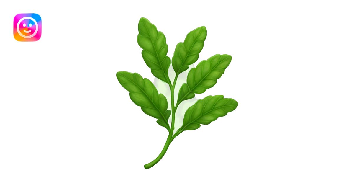 herb leaf emoji | AI Emoji Generator