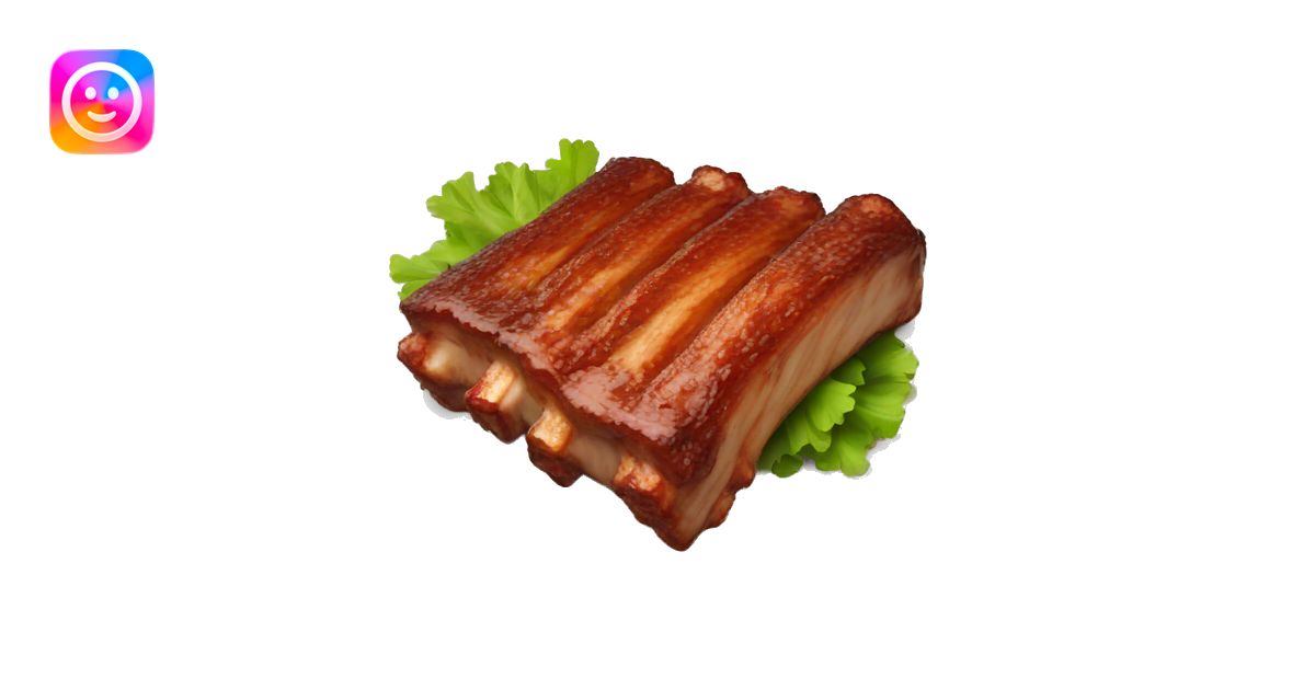 Spare ribs emoji | AI Emoji Generator