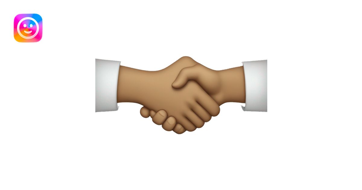 Shaking hands emoji | AI Emoji Generator
