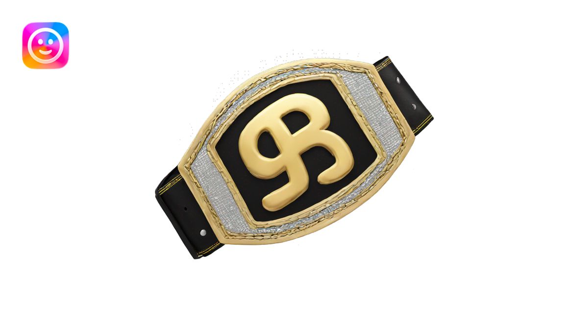 mchampion belt emoji | AI Emoji Generator