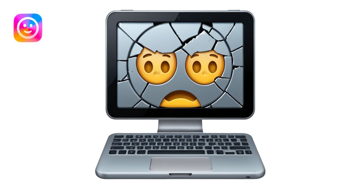 damaged computer emoji | AI Emoji Generator