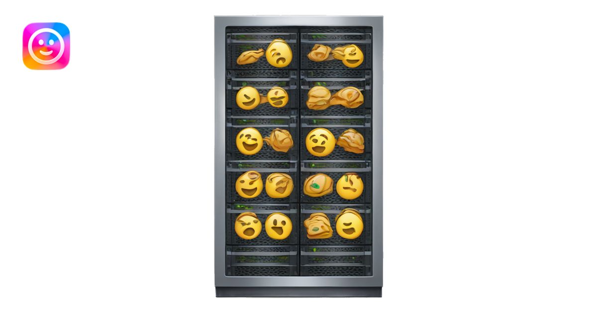 server rack with 5 servers emoji | AI Emoji Generator