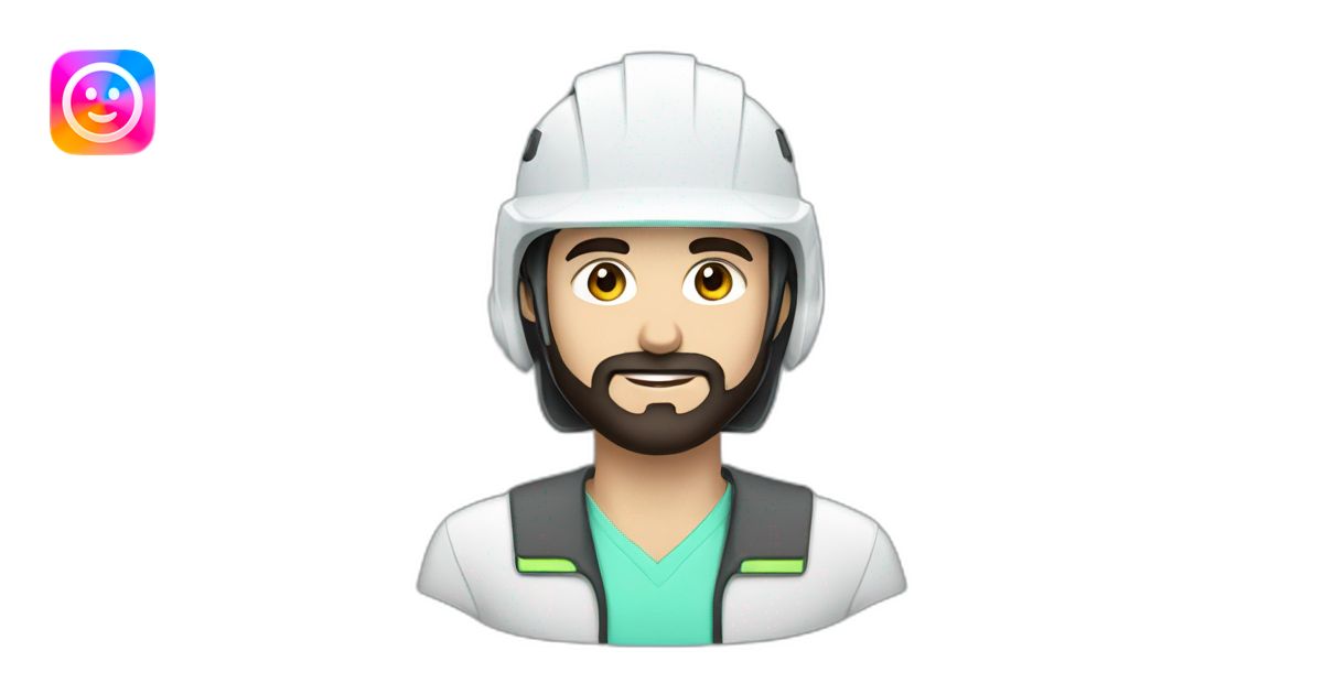 A young Turkish electrical engineer with a light black beard, a white ...