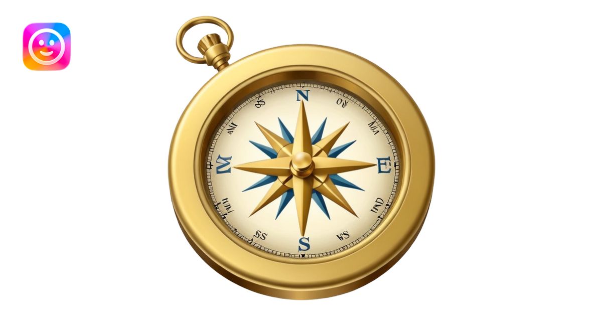 compass emoji | AI Emoji Generator