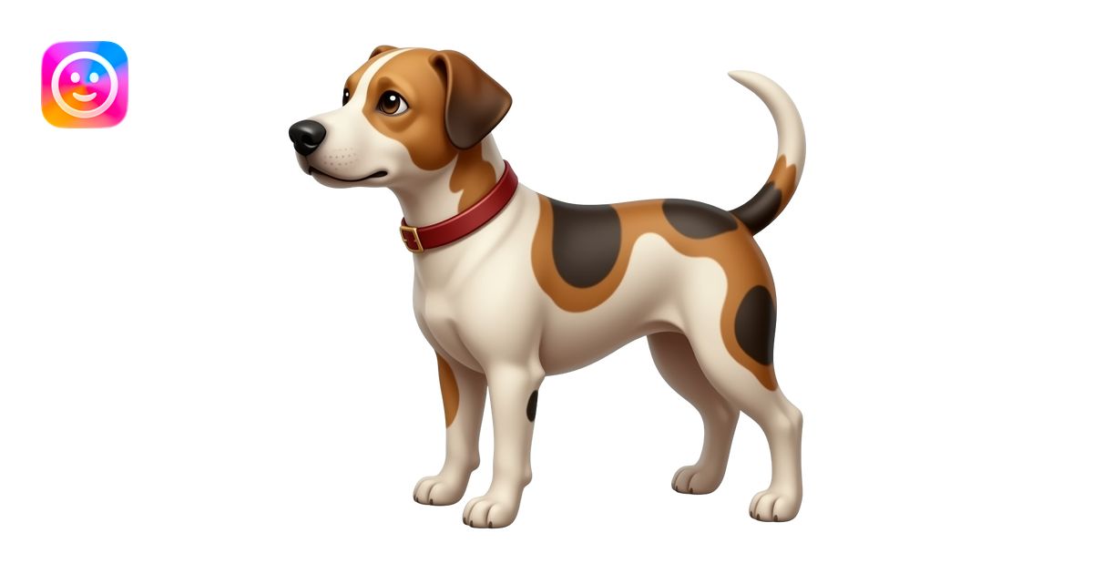headless horseman but it's a dog emoji | AI Emoji Generator