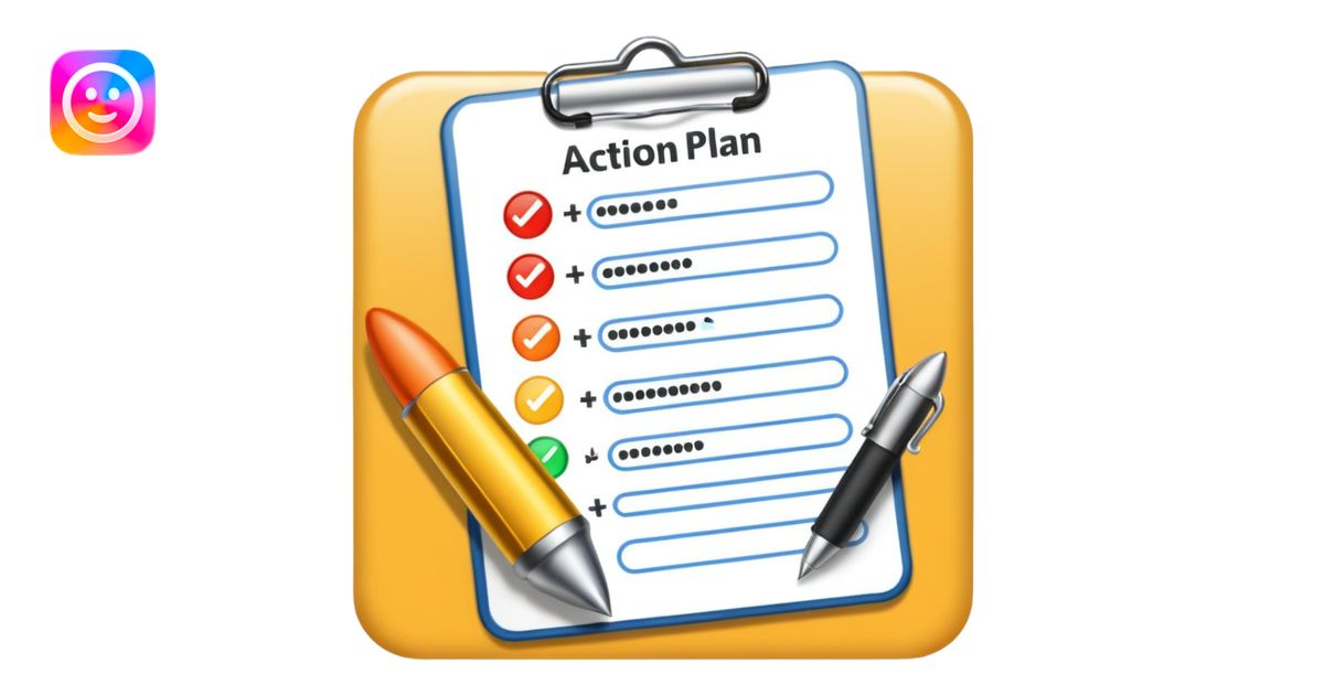 action planning emoji | AI Emoji Generator